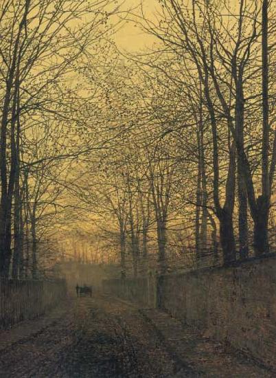 Atkinson Grimshaw October Gold China oil painting art